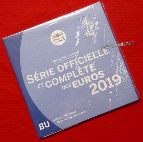 Francia serie zecca 8 valori 2019 FDC