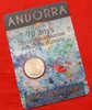 Andorra 2 euro commemorativo 2018 70° anniv. della Dichiar. universale dei diritti umani folder fdc