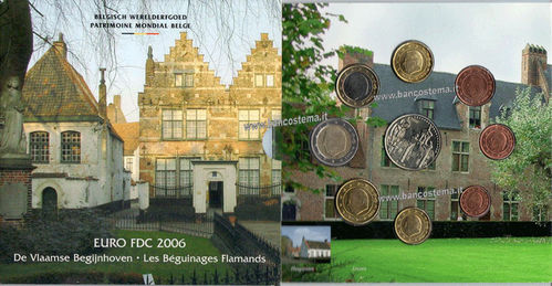 Belgio serie zecca 2006 8 valori FDC