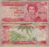E.C.S - East Caribbean States P17a 1 dollar nd 1985-88 f
