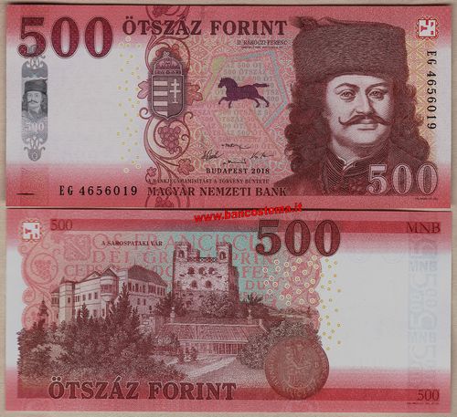 Hungary 500 Forint 2018 (2019) unc