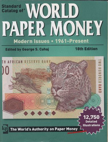 Catalogo World Paper Money Modern Issues 1961-present 18th edition usato