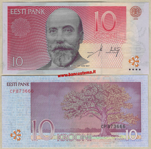 Estonia P86a 10 Krooni 2006 unc
