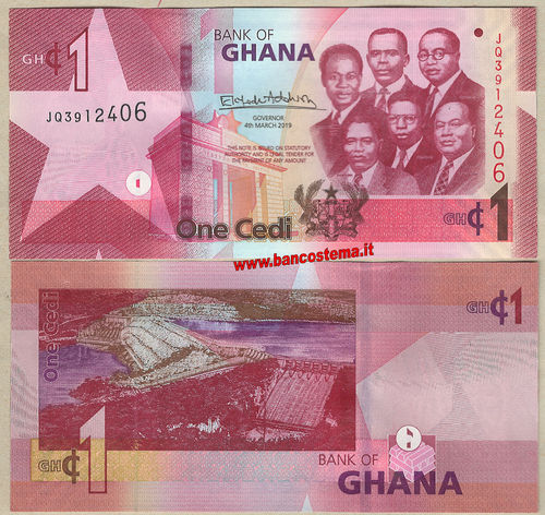 Ghana 1 Cedi 04.03.2019 unc