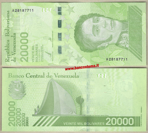 Venezuela 20.000 Bolivares 22.01.2019 unc