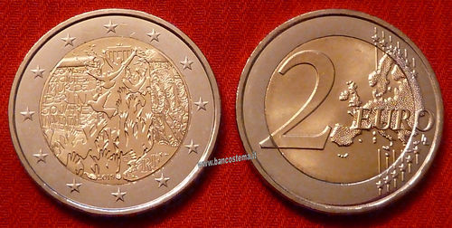 Francia 2 euro commemorativo "30º anniversario della caduta del Muro di Berlino" 2019 fdc