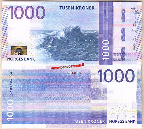 Norway 1.000 Kroner 2019 unc