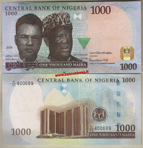 Nigeria 1.000 Naira 2019 unc