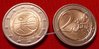Belgium 2 euro commemorative coin 2009 10th anniversary of the Economic and Monetary Union UNC