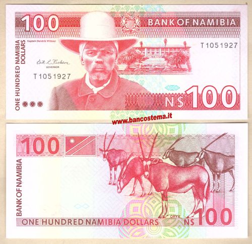 Namibia P3a 100 Dollars  nd 1993 unc