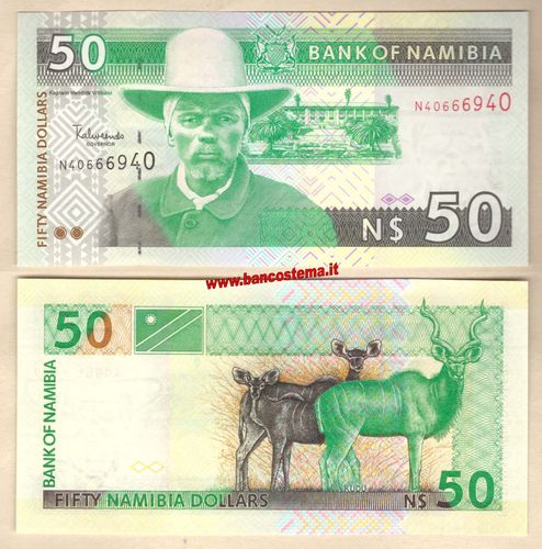 Namibia P8 50 Dollars nd 2002 unc