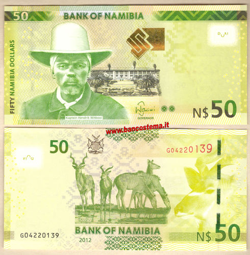 Namibia P13a 50 Dollars 2012 unc