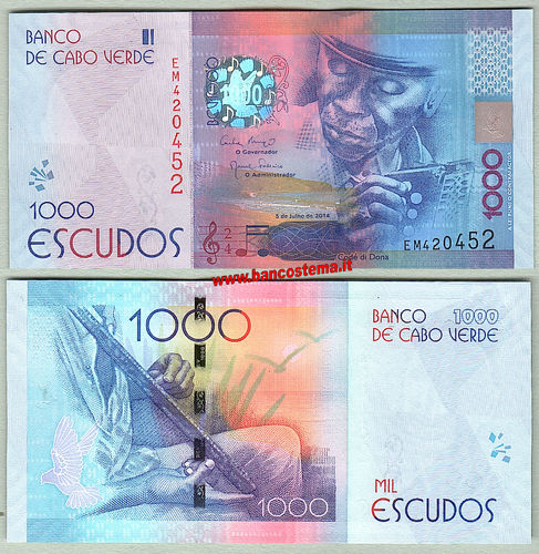 Cape Verde P73 1.000 Escudos 05.07.2014 unc