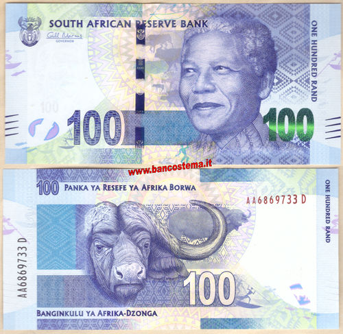 South Africa P136 100 Rand nd 2012 unc