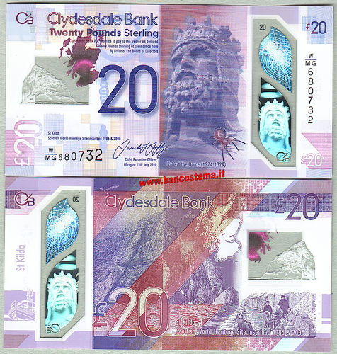 Scotland 20 Pounds CB 11.07.2019 polymer unc