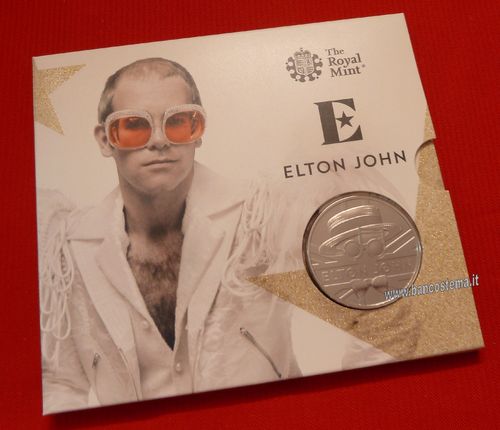 Great Britain 5 Pounds 2020 - Elton John BU