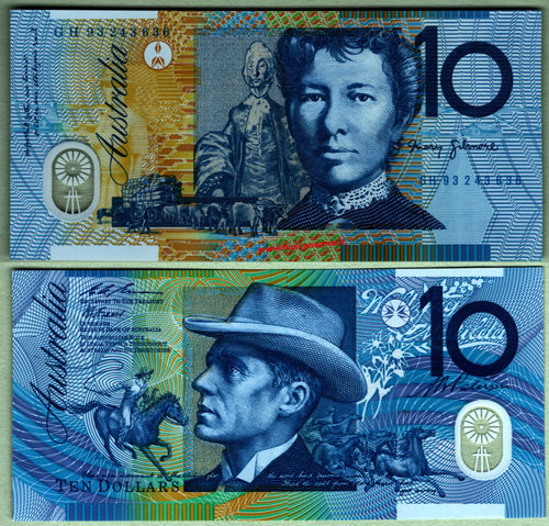 Australia P52a 10 Dollars nd 1993 polymer unc