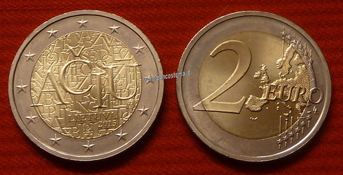 Lituania 2 euro commemorativo  2015 Lingua lituana FDC