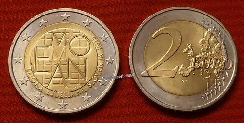 Slovenia 2 euro commemorativo 2015 	2000º anniversario della fondazione di Emona FDC