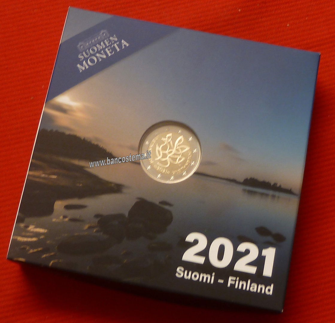Finlandia 2 euro commemorativo 2021 Giornalismo e comunicazione  a sostegno della democrazia proof