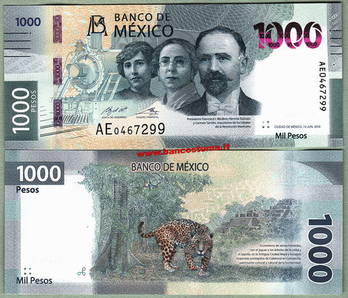 Mexico 1.000 Pesos 10.06.2019 (2021) unc
