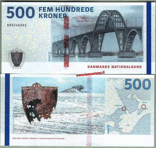 Denmark 500 Kroner nd 2021 unc
