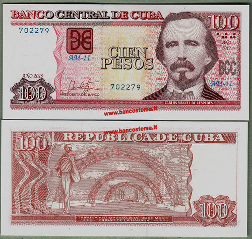 Cuba 100 Pesos 2019 unc