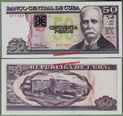 Cuba 50 Pesos 2020 unc