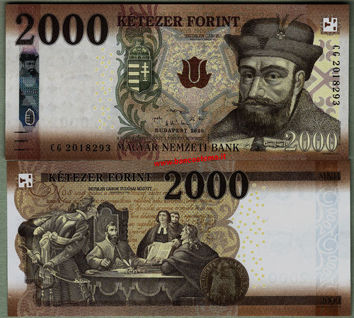 Hungary 2.000 Forint 2020 unc