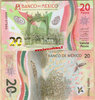 Mexico 20 Pesos 06.1.2021 commemorativa polymer unc