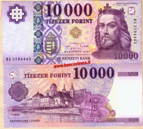 Hungary 10.000 Forint 2021 unc