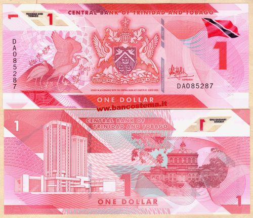 Trinidad and Tobago 1 Dollar polymer nd 2020 unc