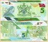 Trinidad and Tobago 5 Dollars polymer nd 2020 unc