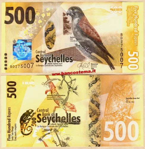 Seychelles P51 500 Rupees 2017 unc