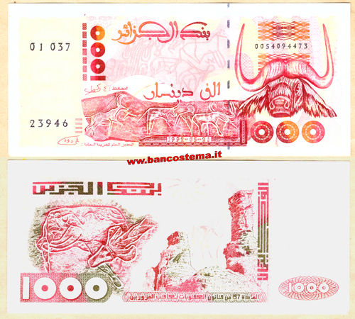Algeria P140 1.000 Dinars 21.5.1992 unc