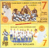 Fiji 7 Dollars commemorative 	Fijiana and Fiji Rugby 7s Bronze and Gold Medal Win 2022  unc