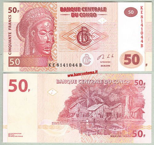 Congo Democratic Republic 50 Francs 30.06.2013 unc