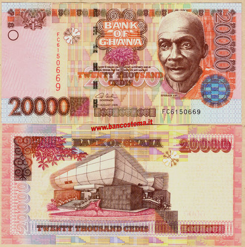Ghana P36c 20.000 Cedis 04.08.2006 unc
