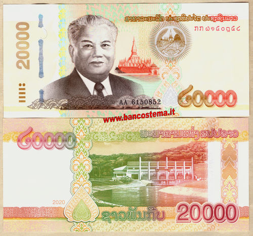Laos PW41C 20.000 Kip 2020 unc