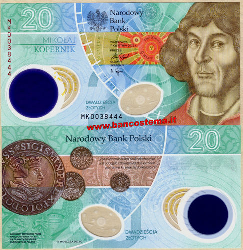 Poland PW197 20 Zloty commemorative 550th Anniversary of birth of Nicolaus Copernico 2023 unc folder