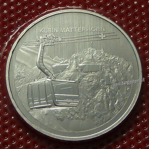 Switzerland 20 Francs Klein Matterhorn commemorativa  2023 fdc