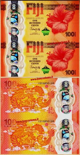 Fiji PW124 100 cents commemorativa nd 2023 double unc