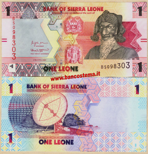 Sierra Leone PW34 1 Leones 27.04.2022  unc